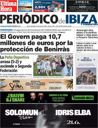 Portada Periódico de Ibiza y Formentera