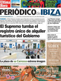 Portada Periódico de Ibiza y Formentera 2026-05-22