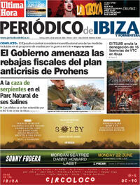 Portada Periódico de Ibiza y Formentera 2026-06-22