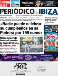 Portada Periódico de Ibiza y Formentera 2026-08-22