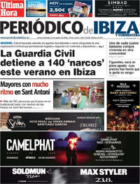 Portada Periódico de Ibiza y Formentera 2026-08-23