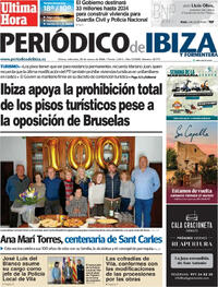 Portada Periódico de Ibiza y Formentera 2026-03-25