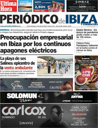 Portada Periódico de Ibiza y Formentera 2026-07-26
