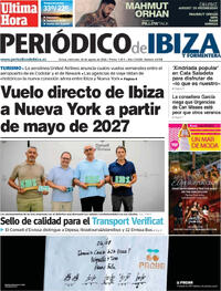 Portada Periódico de Ibiza y Formentera 2026-08-26
