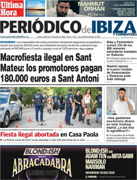 Portada Periódico de Ibiza y Formentera 2026-07-29