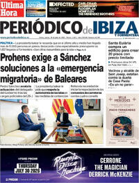 Portada Periódico de Ibiza y Formentera 2026-07-30