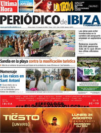 Portada Periódico de Ibiza y Formentera 2026-08-31