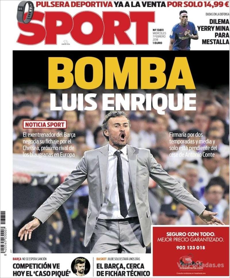 Portada Mundo Deportivo 2018-02-07