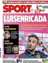Portada Sport 2018-09-01