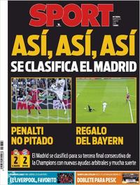 Portada Sport 2018-05-02