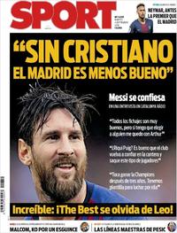 Portada Sport 2018-09-04