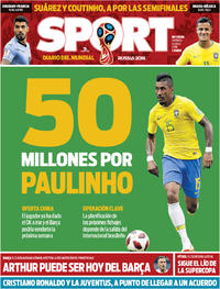 Portada Sport 2018-07-06