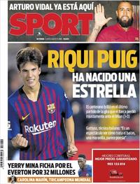 Portada Sport 2018-08-06