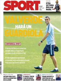 Portada Sport 2018-09-06