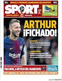 Portada Sport 2018-07-07