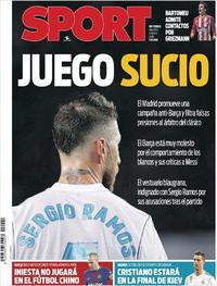 Portada Sport 2018-05-08