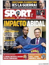 Portada Sport 2018-06-08