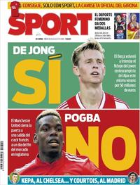 Portada Sport 2018-08-08