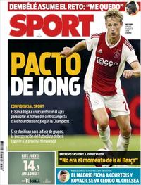 Portada Sport 2018-08-09