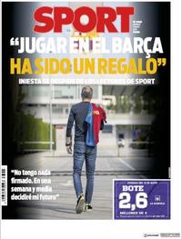 Portada Sport 2018-05-11