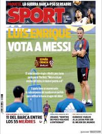 Portada Sport 2018-09-11