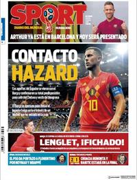 Portada Sport 2018-07-12