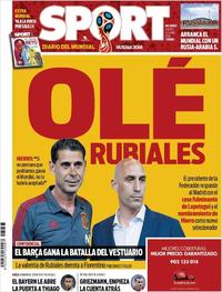 Portada Sport 2018-06-14