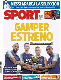 Portada Sport 2018-08-15