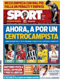 Portada Sport 2018-06-17
