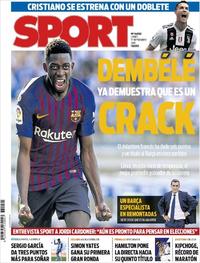 Portada Sport 2018-09-17