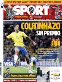 Portada Sport 2018-06-18