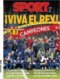 Portada Sport 2018-04-22