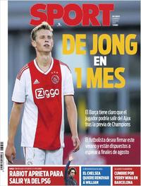 Portada Sport 2018-07-22