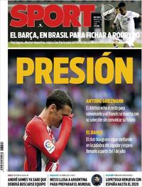 Portada Sport 2018-05-23