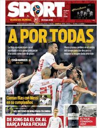 Portada Sport 2018-06-25