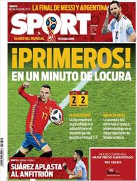Portada Sport 2018-06-26