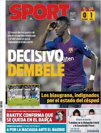 Portada Sport 2018-08-26