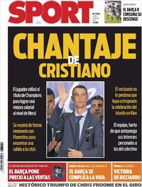 Portada Sport 2018-05-28