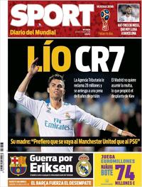 Portada Sport 2018-05-31