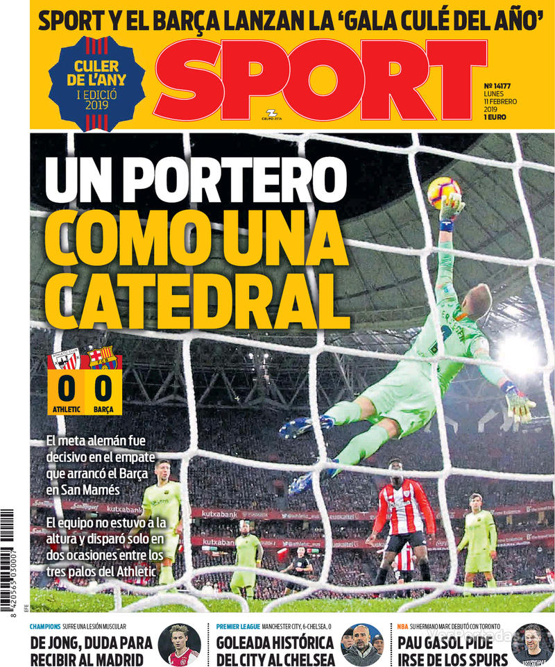 Portada Sport 2019-02-12