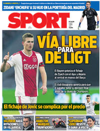 Portada Sport 2019-04-01