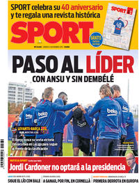 Portada Sport 2019-11-02