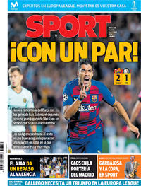 Portada Sport 2019-10-03