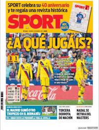 Portada Sport 2019-11-03