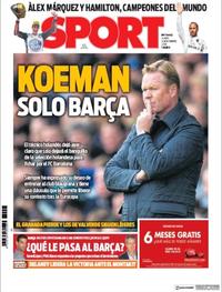 Portada Sport 2019-11-04