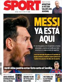 Portada Sport 2019-10-05