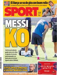 Portada Sport 2019-08-06
