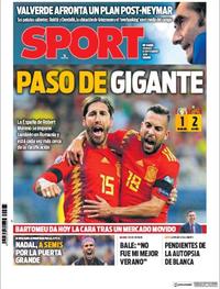 Portada Sport 2019-09-06