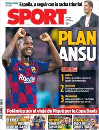 Portada Sport 2019-09-08