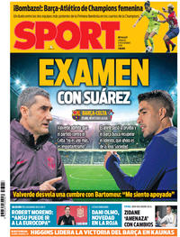 Portada Sport 2019-11-09